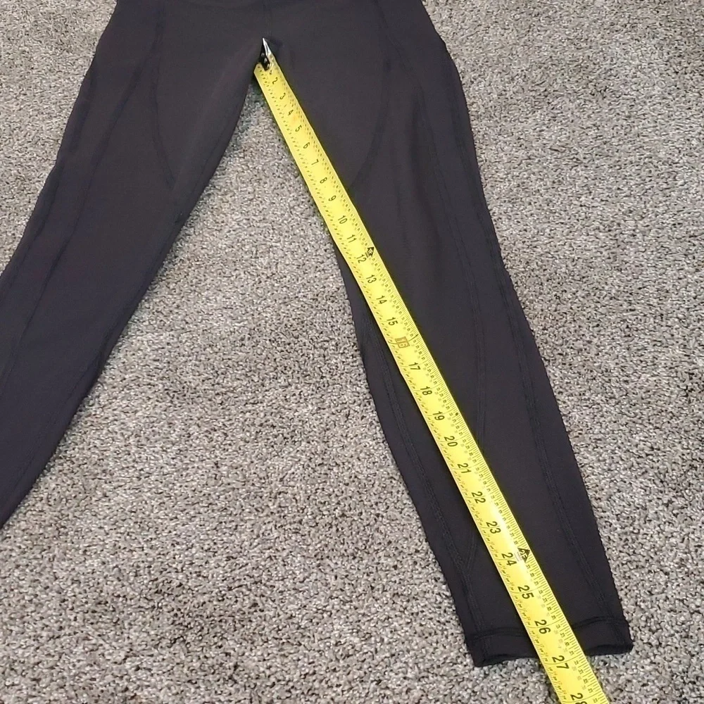 Lululemon Athleta Yoga Womens Ribbed Leggings sz 4